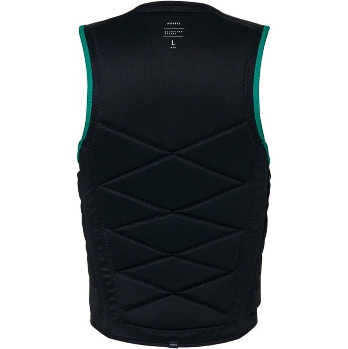 2024 Mystic Mnner Outlaw Front Zip Wake Impact Vest 35005.240226 - Green